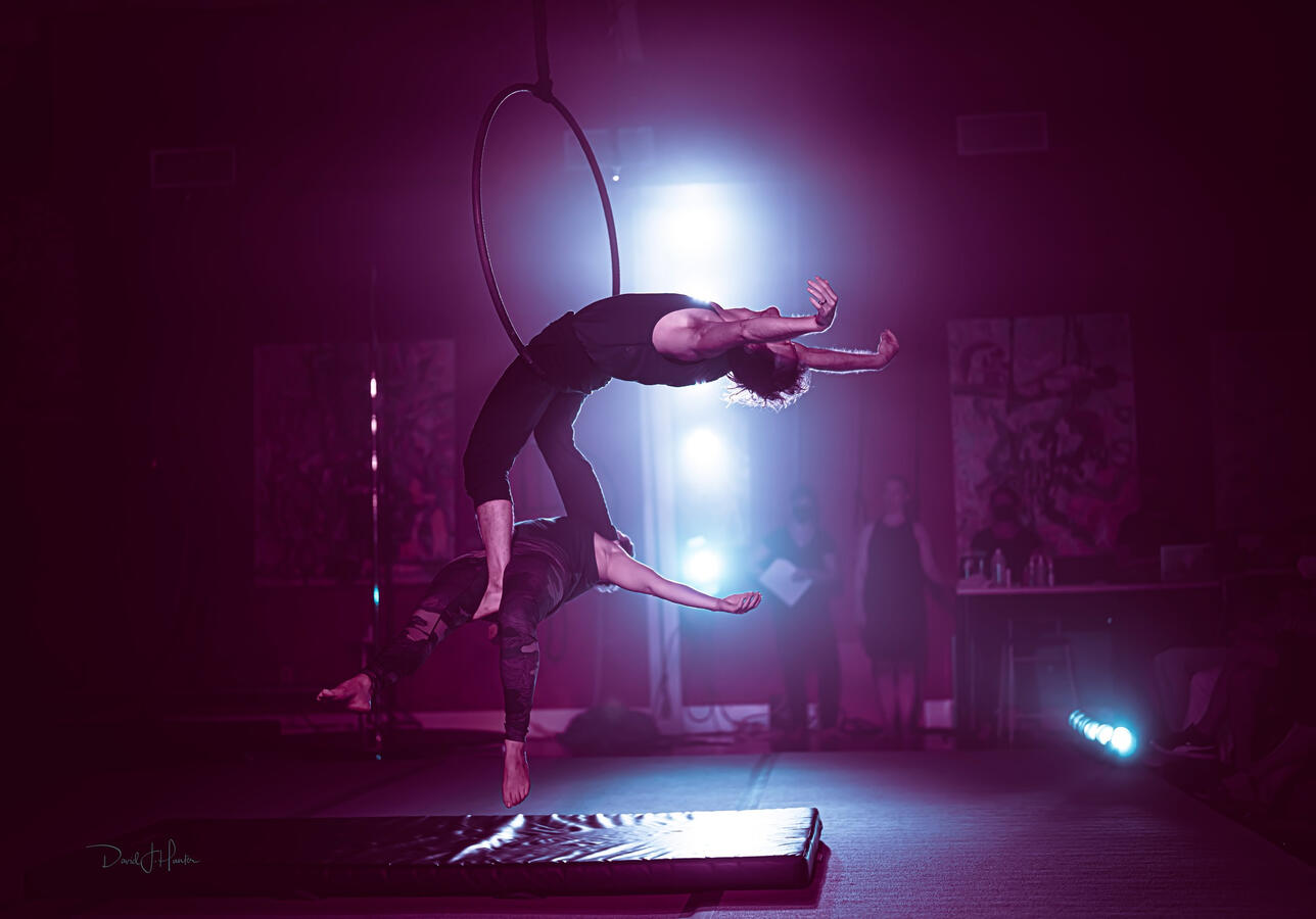 Across the Floors of Silent Seas, Suspend Performing Arts, Choreography by Anne-Boock-Miller, Photo by BluFuji; also pictured Phil Murray