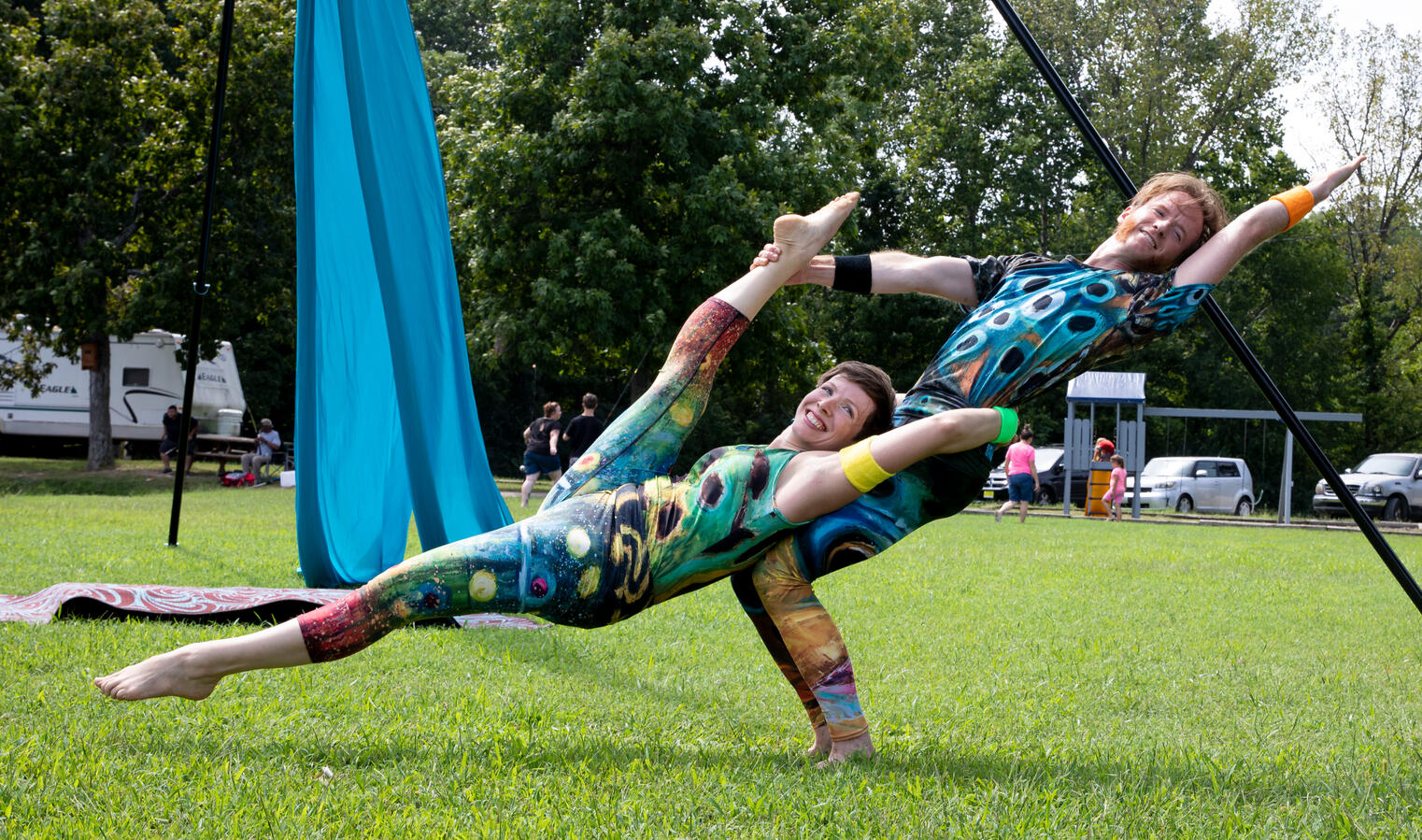 Garden Circus 2020, Choreography by Anna Murray, Photo by Miguel Hampton, F5 Enterprises